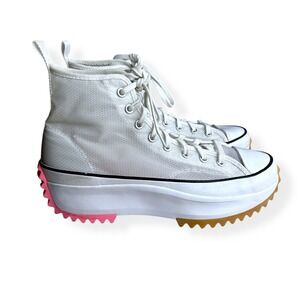 Converse Run Star Hike Hi Concrete Heat White 167851C Men's 10 / Women's 11.5